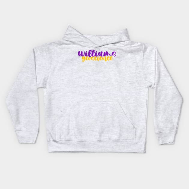 williams college geoscience Kids Hoodie by laurwang